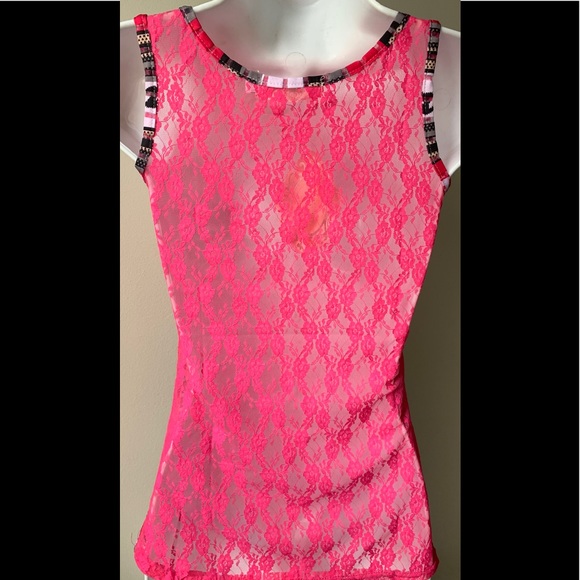 Sweet Pink Shoulder Top for teen - Picture 2 of 2